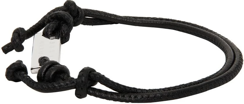 商品Marni|Black Leather Bracelet,价格¥691,第3张图片详细描述