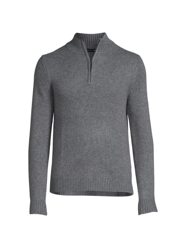 商品Saks Fifth Avenue|Merino Wool Blend Quarter Zip Sweater,价格¥150,第3张图片详细描述