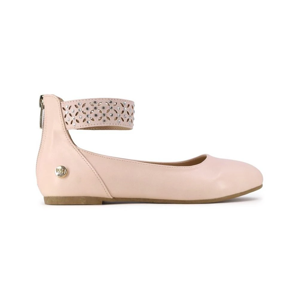 商品Nine West|Toddler Girls Lil Ayden Ballet Flat Shoes,价格¥145,第2张图片详细描述