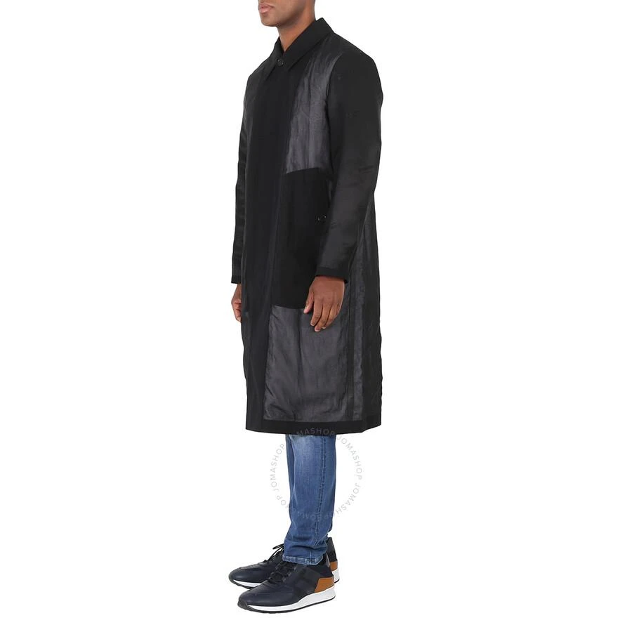 商品Burberry|Men's Panelled Cotton Gabardine Car Coat In Black,价格¥2721,第2张图片详细描述