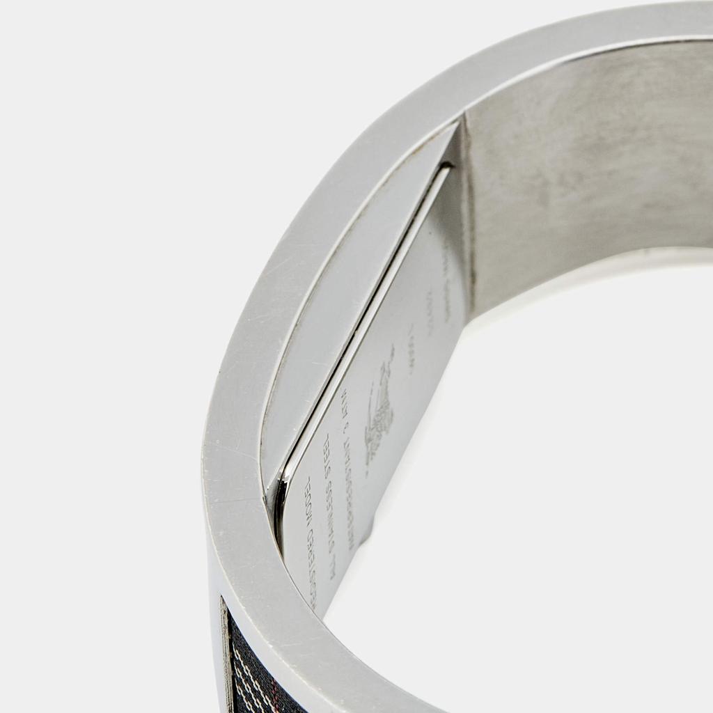 Burberry Silver Stainless Steel Canvas 14300L Women's Wristwatch 19 mm商品第7张图片规格展示