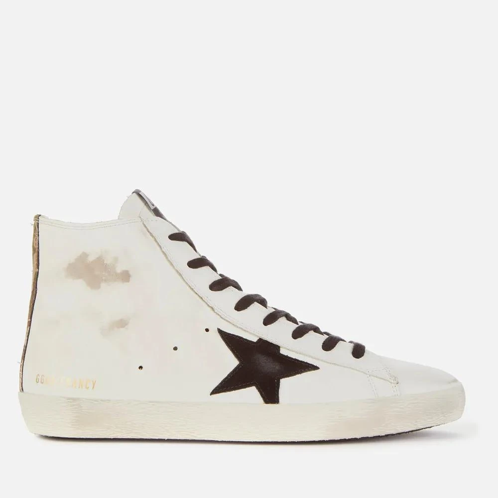 商品Golden Goose|Golden Goose Men's Francy Leather Hi-Top Trainers,价格¥3454,第1张图片