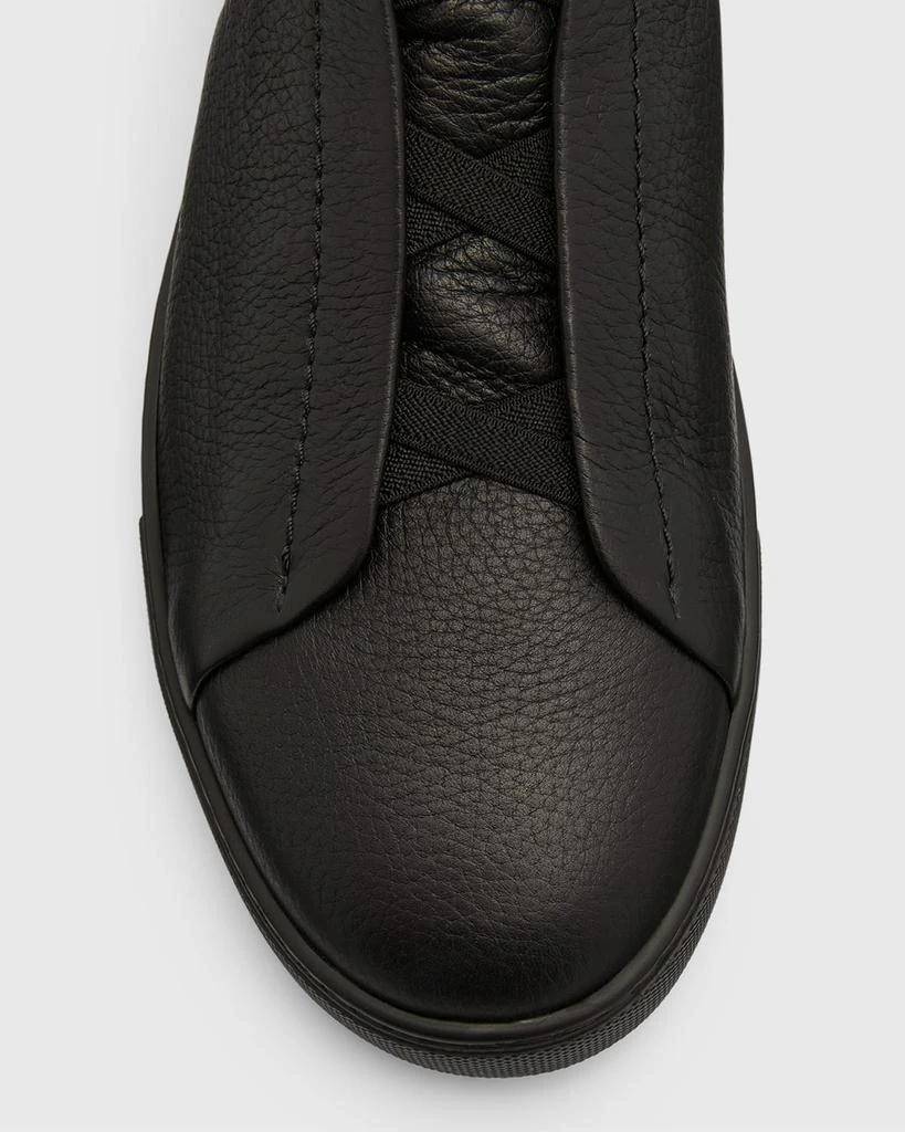 Men's Triple Stitch Deerskin Leather Sneakers 商品