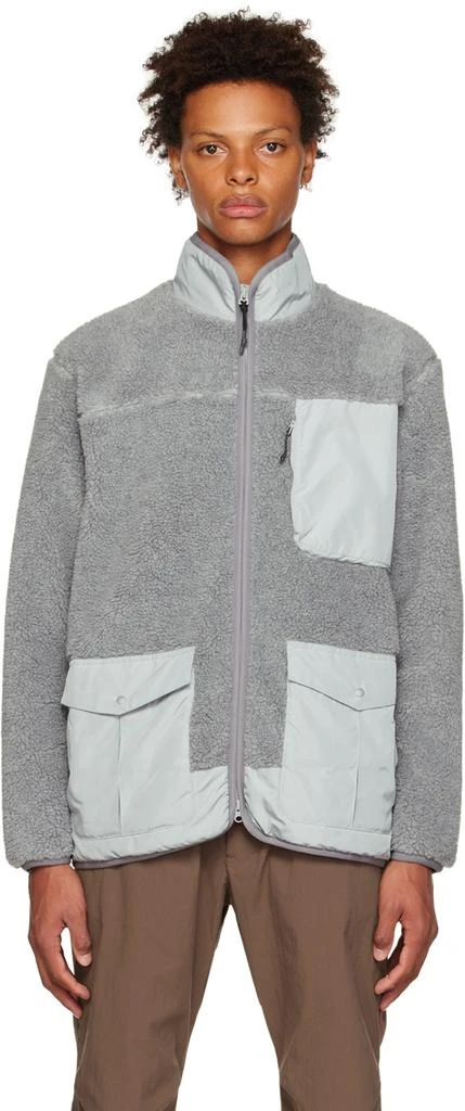 商品DESCENTE|Gray Pocket Jacket,价格¥777,第1张图片