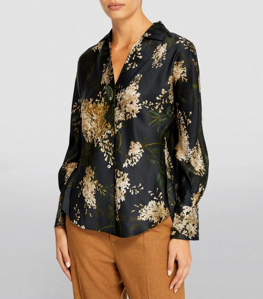 商品Vince|Silk Floral Shirt,价格¥2835,第3张图片详细描述