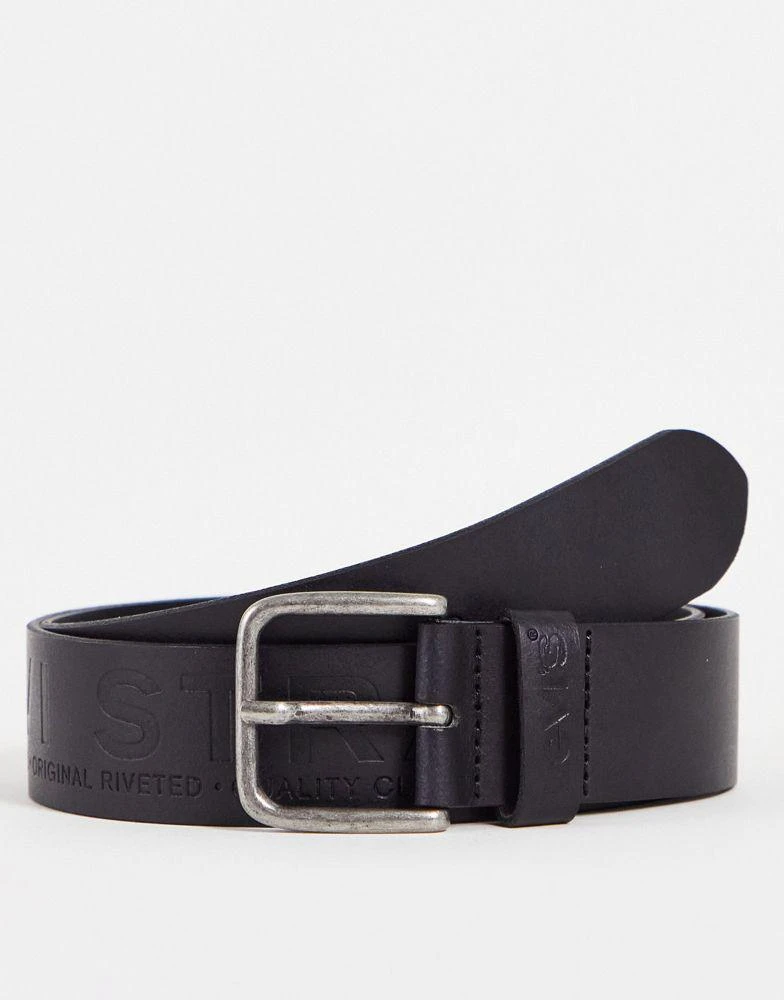 商品Levi's|Levis leather belt in black,价格¥328,第1张图片
