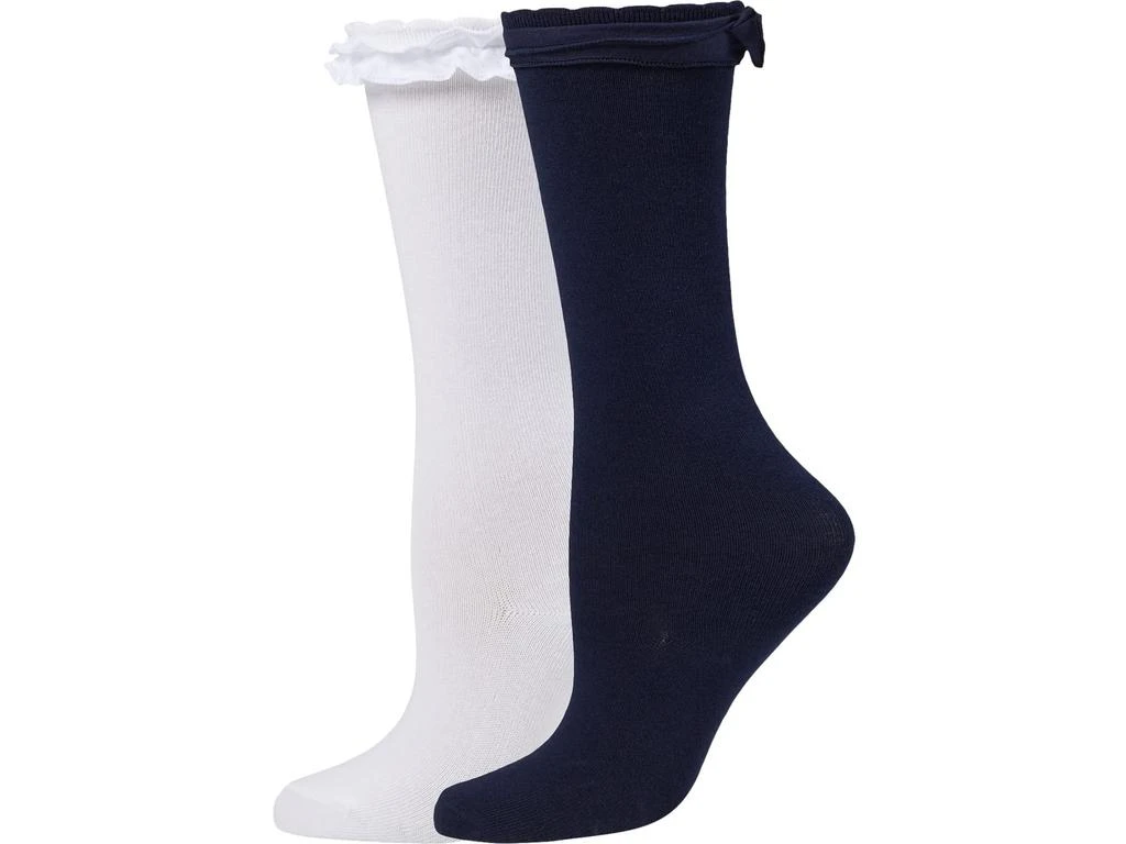 商品Jefferies Socks|Ruffle Knee High Socks 2-Pair Pack (Toddler/Little Kid/Big Kid/Adult),价格¥159,第1张图片