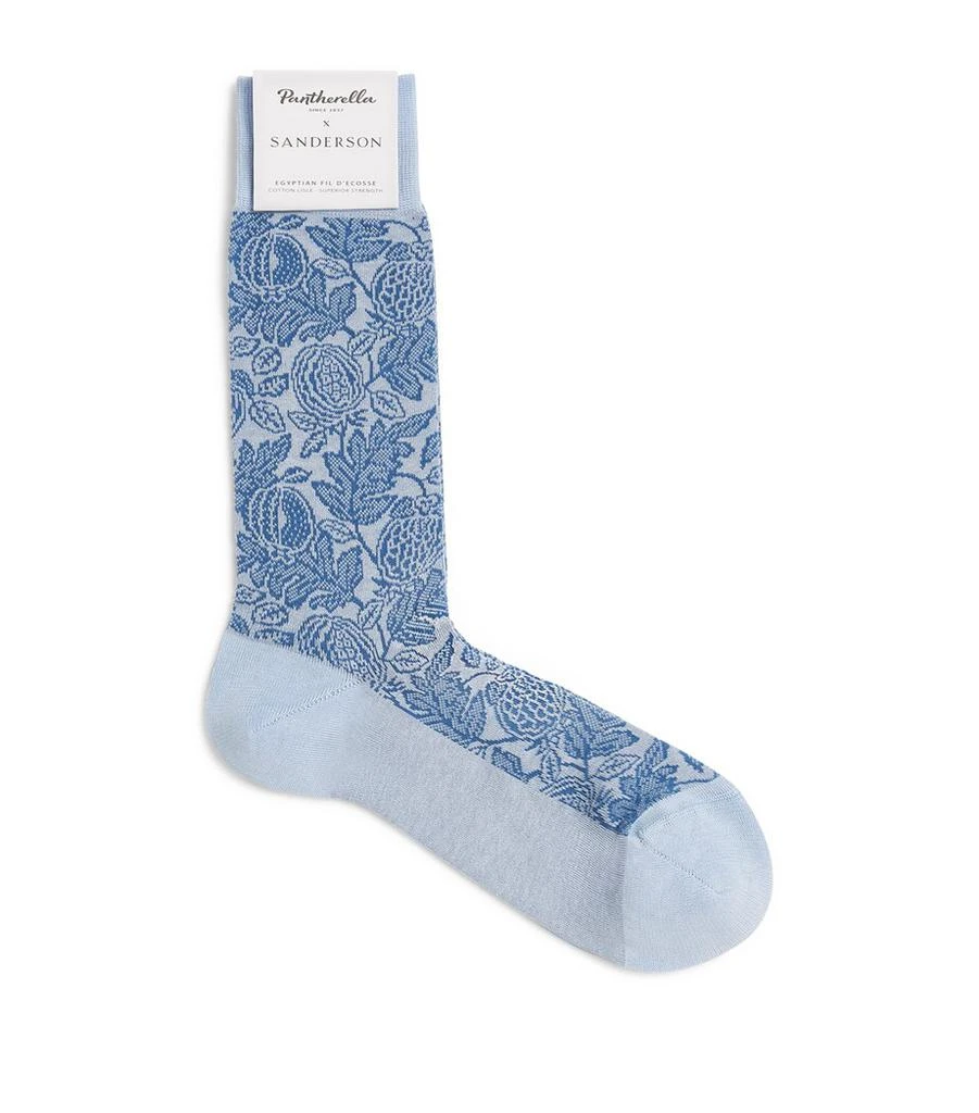 商品Pantherella|x Sanderson Cotton-Blend Cantaloupe Socks,价格¥264,第1张图片