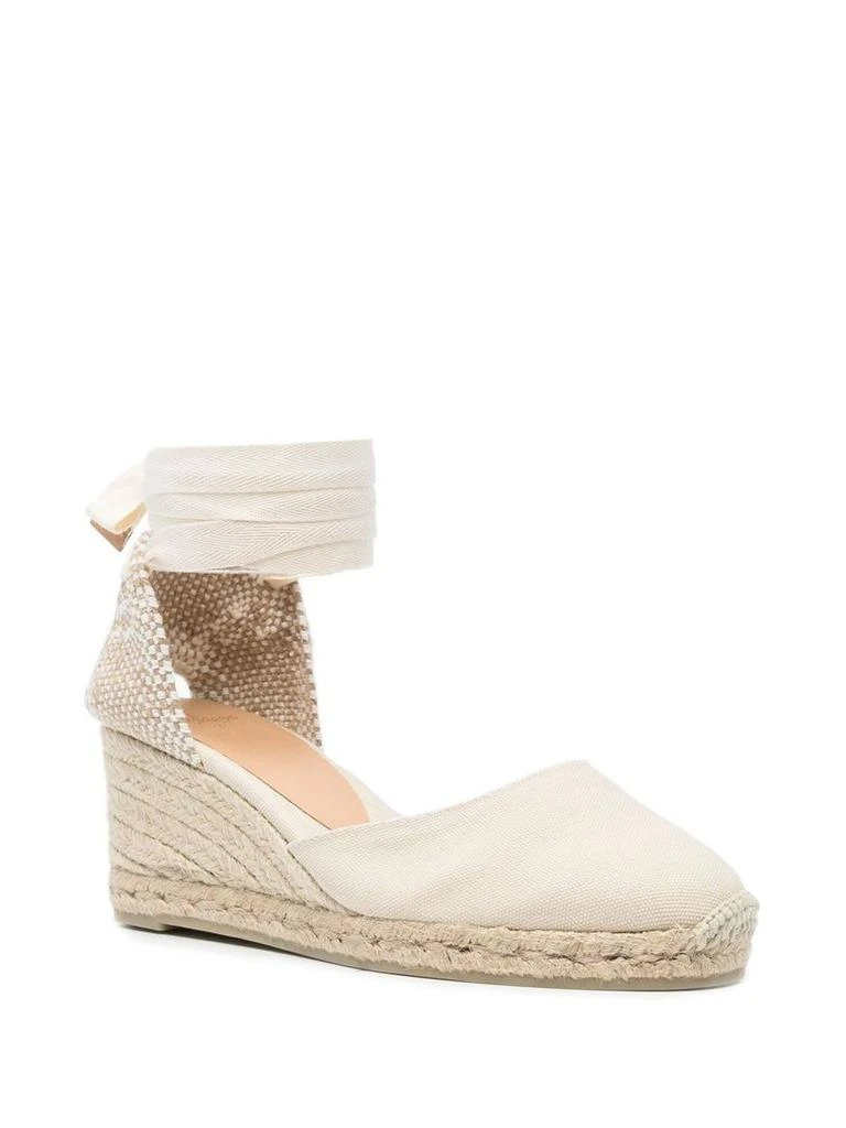 商品CASTAÑER|Castañer Carina Raffia Wedge Espadrilles,价格¥758,第2张图片详细描述