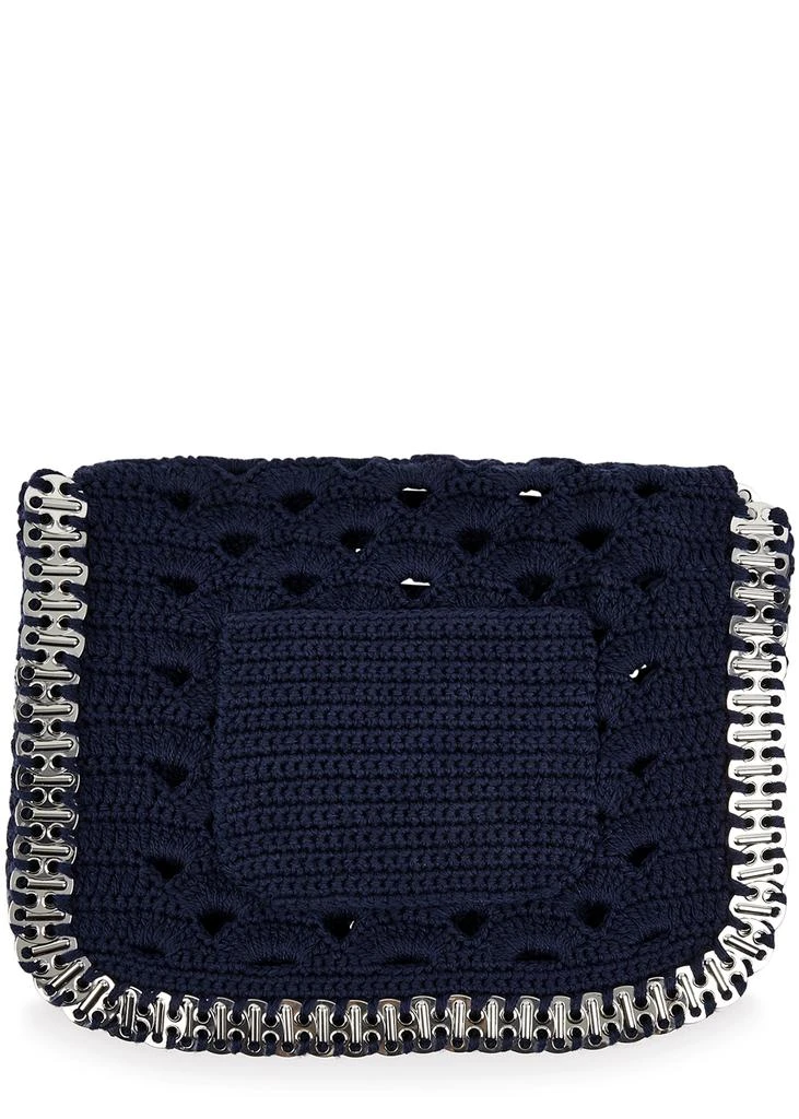 商品Paco Rabanne|Messenger large navy wool shoulder bag,价格¥4469,第2张图片详细描述