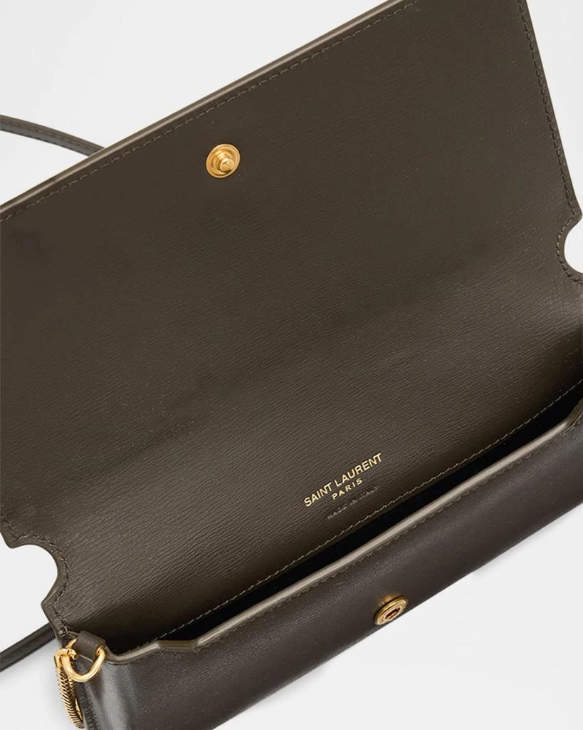 商品Yves Saint Laurent|YSL Monogram Phone Holder Crossbody Bag in Leather,价格¥6039,第4张图片详细描述