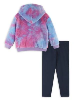 商品Andy & Evan|Little Girl's & Girl's Tie Dye Hoodie & Leggings Set,价格¥201,第2张图片详细描述