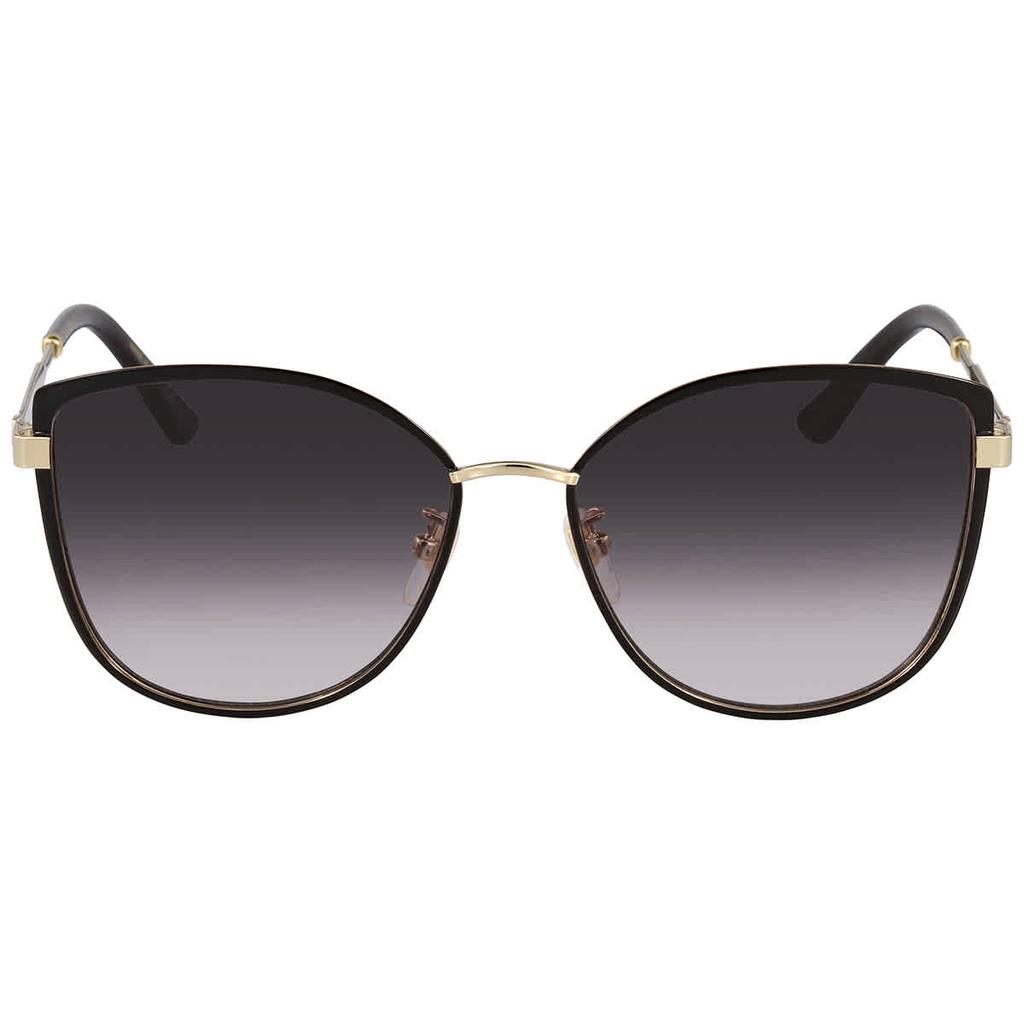 Gucci Grey Gradient Cat Eye Ladies Sunglasses GG0589SK 001 57商品第2张图片规格展示