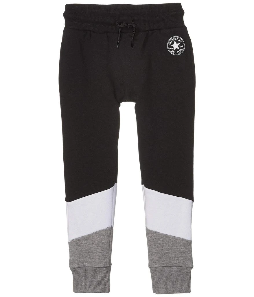 商品Converse|Chuck Patch Color Block Fleece Pull-On Joggers (Little Kids),价格¥168,第1张图片
