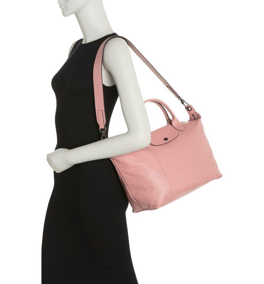 商品Longchamp|Leather Shoulder Bag,价格¥1618,第4张图片详细描述