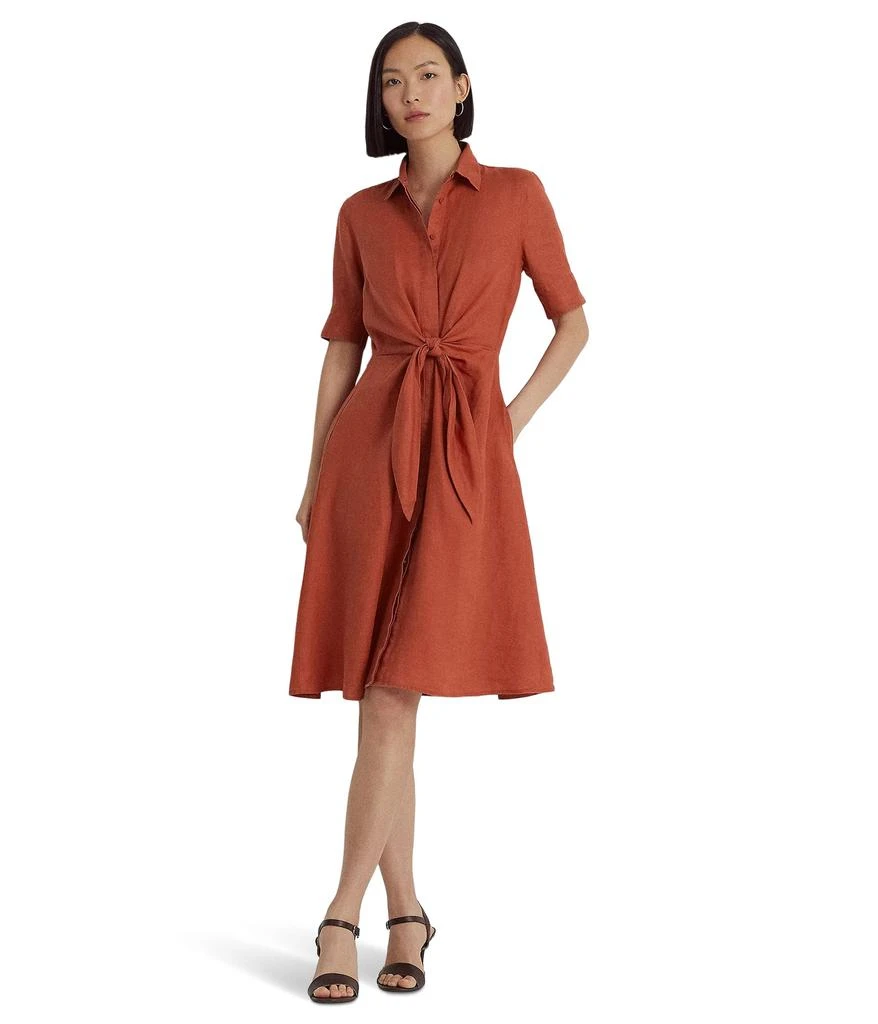 商品Ralph Lauren|Linen Shirtdress,价格¥1367,第1张图片