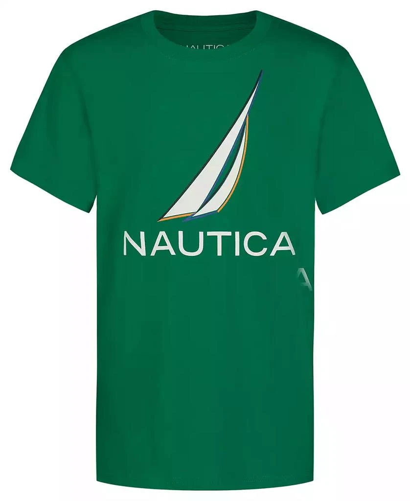 商品Nautica|Toddler and Little Boys Color Shade Short Sleeve Tee,价格¥46,第1张图片详细描述