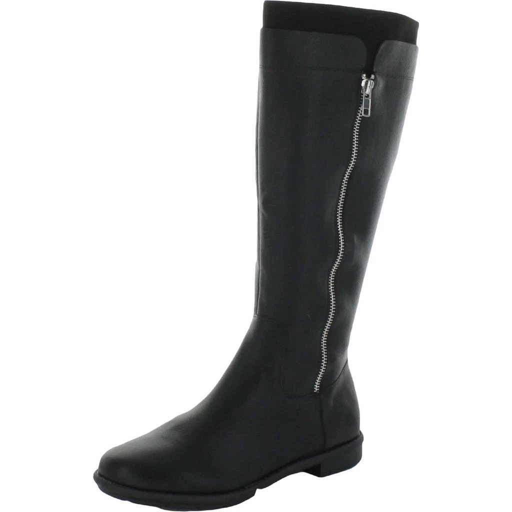 商品Style & Co|Style & Co. Womens Olliee Faux Leather Wide Calf Knee-High Boots,价格¥48,第2张图片详细描述