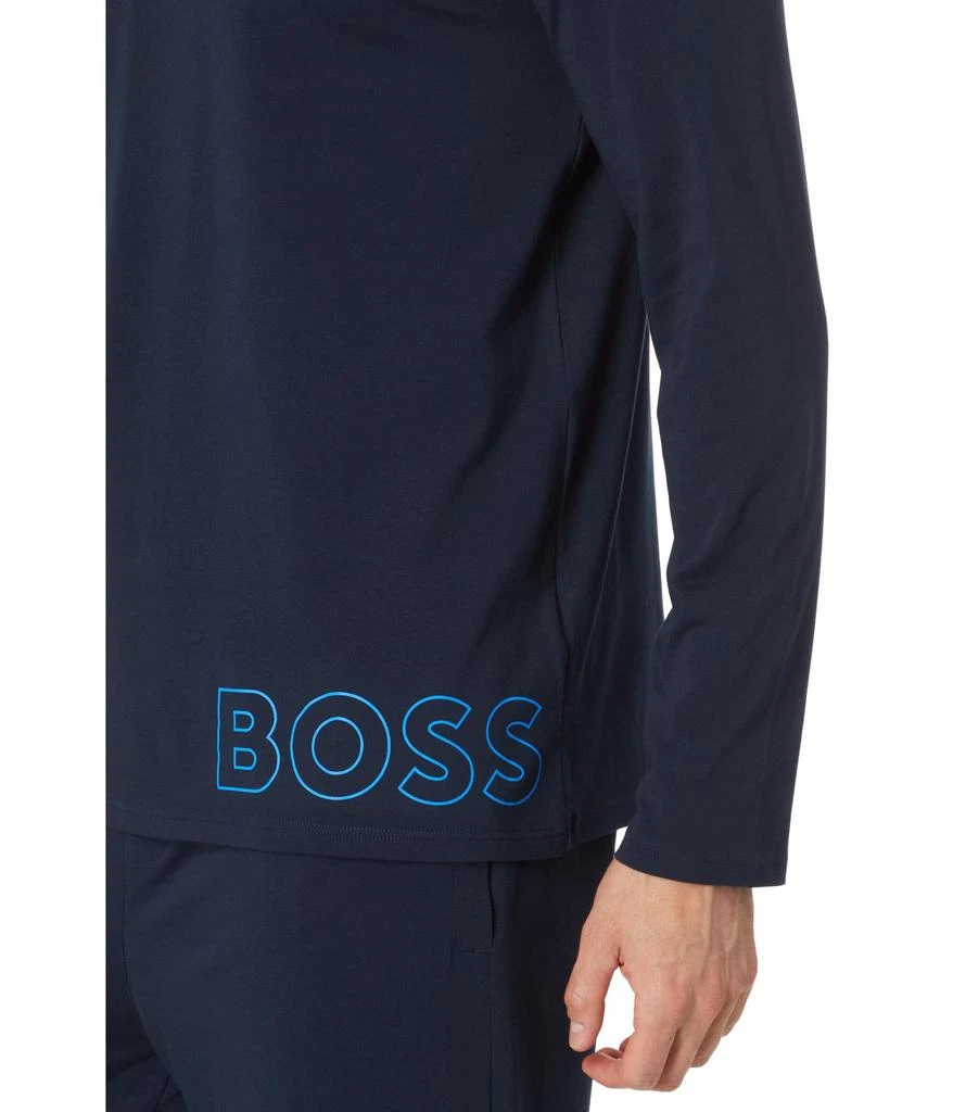 商品Hugo Boss|Identity Long Sleeve Hooded Tee,价格¥377,第3张图片详细描述
