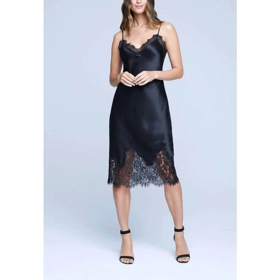 商品L'Agence|L'Agence Ladies Jodie Slip Dress Black Lace, Size 2,价格¥2555,第1张图片