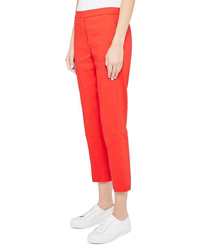 商品Theory|Treeca 'Good Linen' Pull-On Pants,价格¥547,第5张图片详细描述