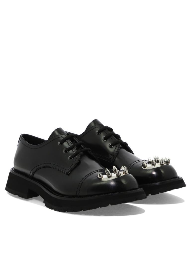 商品Alexander McQueen|Alexander Mcqueen Men's  Black Other Materials Lace Up Shoes,价格¥6623-¥10252,第4张图片详细描述