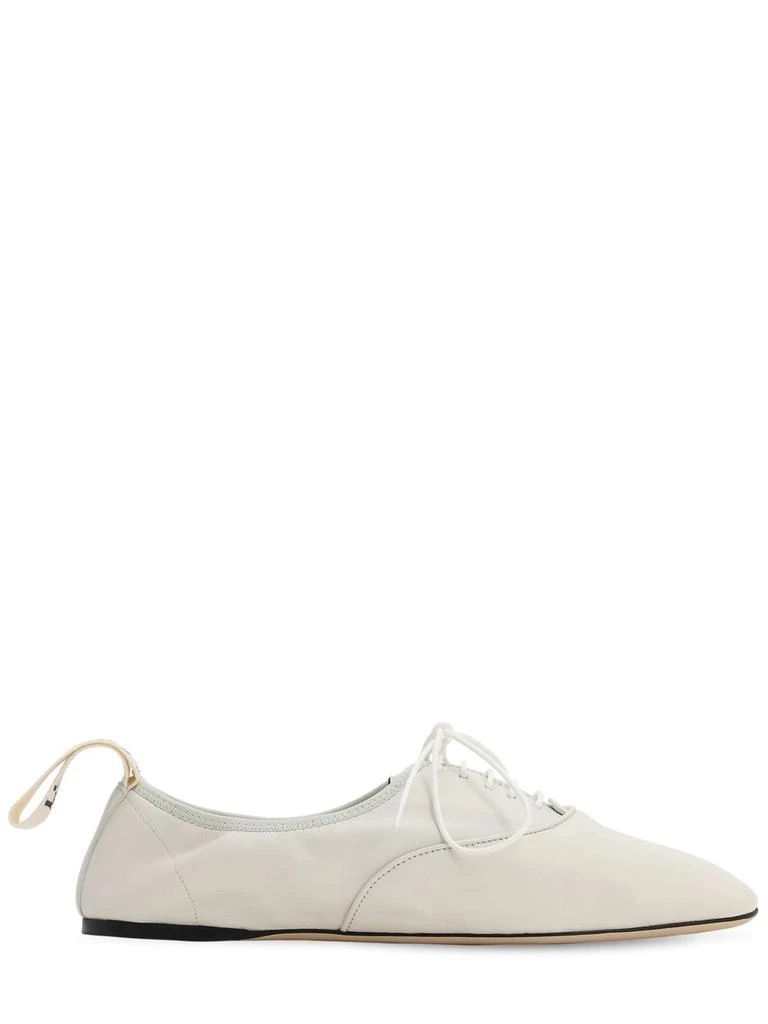 商品Loewe|10mm Soft Leather Lace-up Derby Flats,价格¥5288,第1张图片