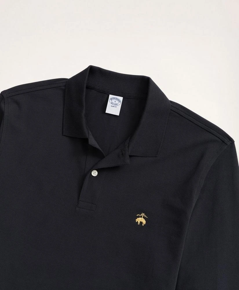 商品Brooks Brothers|Golden Fleece® Stretch Supima® Long-Sleeve Polo Shirt,价格¥659,第2张图片详细描述