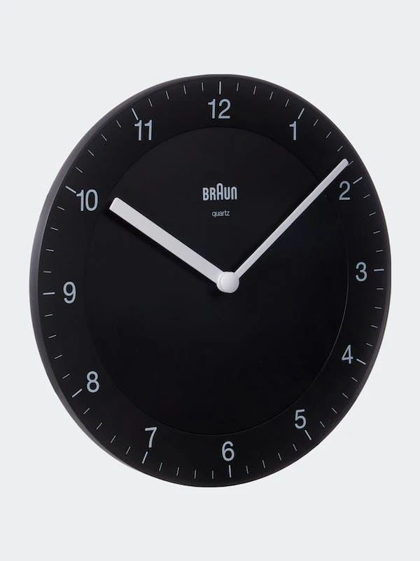 商品Braun|Braun Classic Silent Quartz Analog Wall Clock,价格¥315,第1张图片