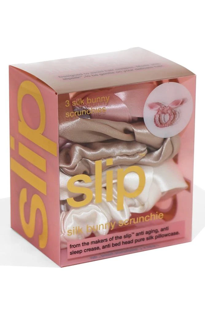 商品Slip|Pure Silk 3-Pack Bunny Hair Ties,价格¥173,第2张图片详细描述
