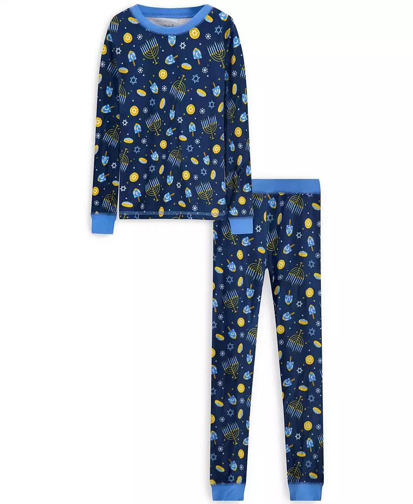 商品Sleep On It|Boys Tight Fit Hanukkah Pajama 2pc Set,价格¥135,第1张图片