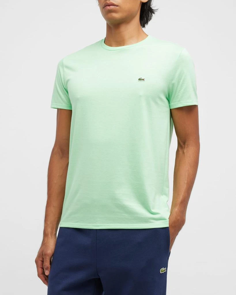 商品Lacoste|Men's Pima Crew T-Shirt,价格¥469,第4张图片详细描述