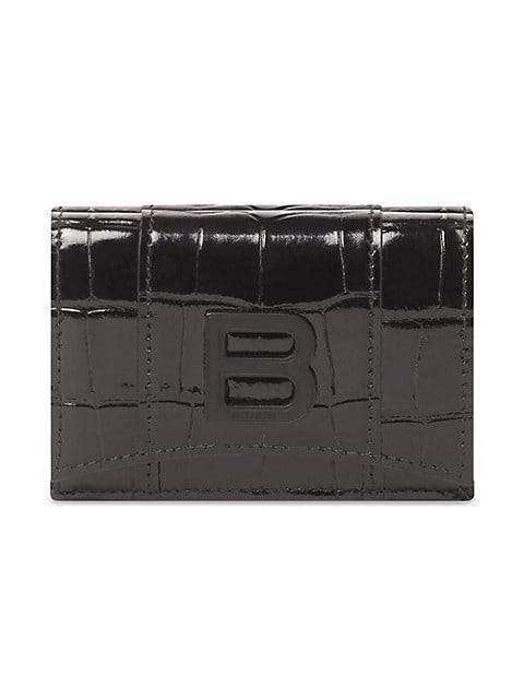 商品Balenciaga|Hourglass Mini Wallet,价格¥3960,第1张图片
