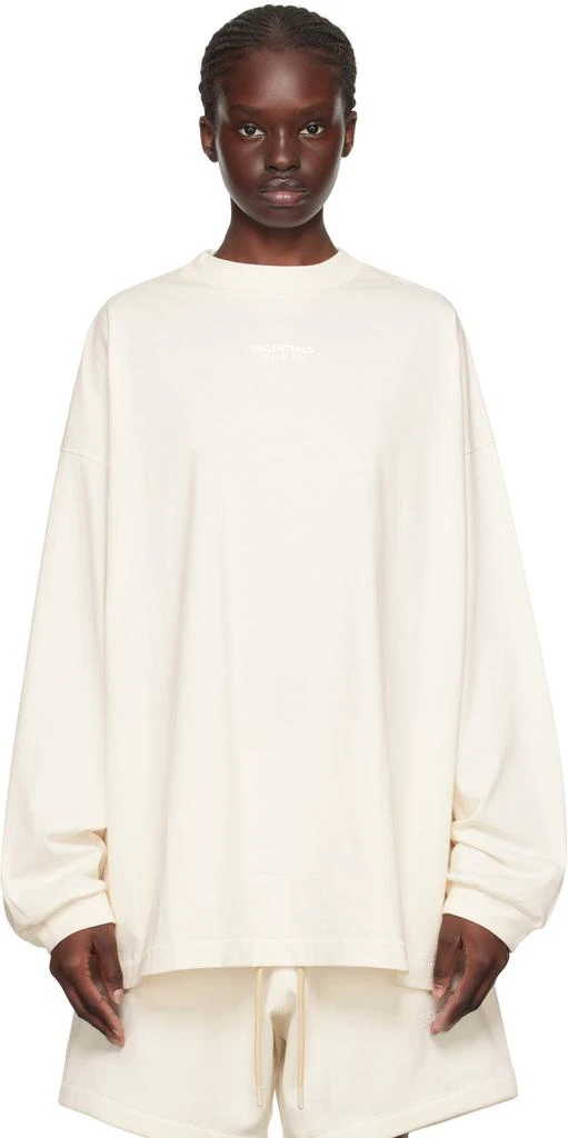 商品Essentials|Off-White Crewneck Long Sleeve T-Shirt,价格¥451,第1张图片