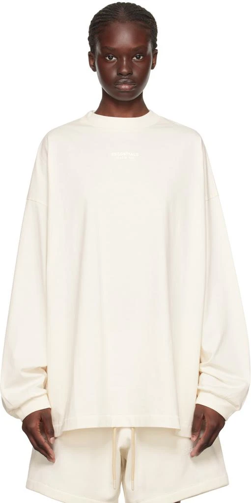 商品Essentials|Off-White Crewneck Long Sleeve T-Shirt,价格¥472,第1张图片