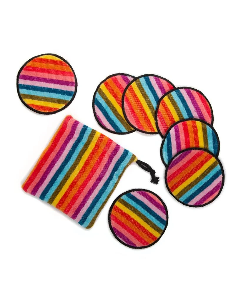 商品MacKenzie-Childs|Calypso Stripe Cotton Makeup Discs,价格¥136,第1张图片