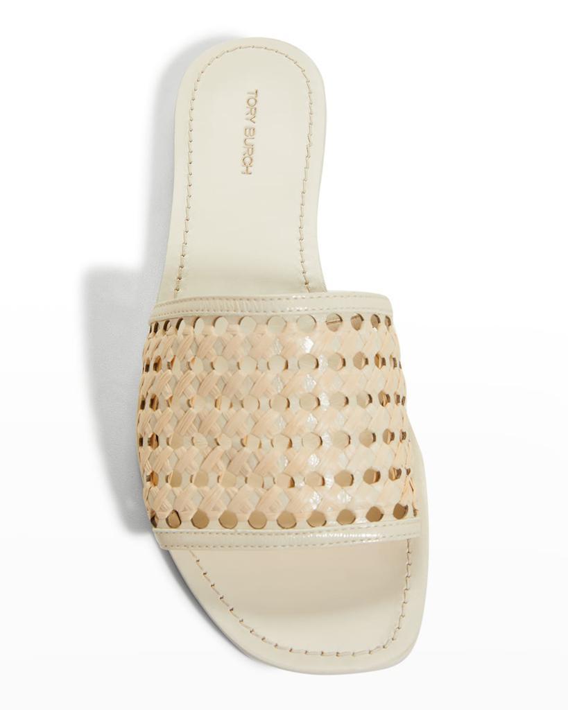 商品Tory Burch|Woven Raffia Flat Sandals,价格¥2190,第7张图片详细描述