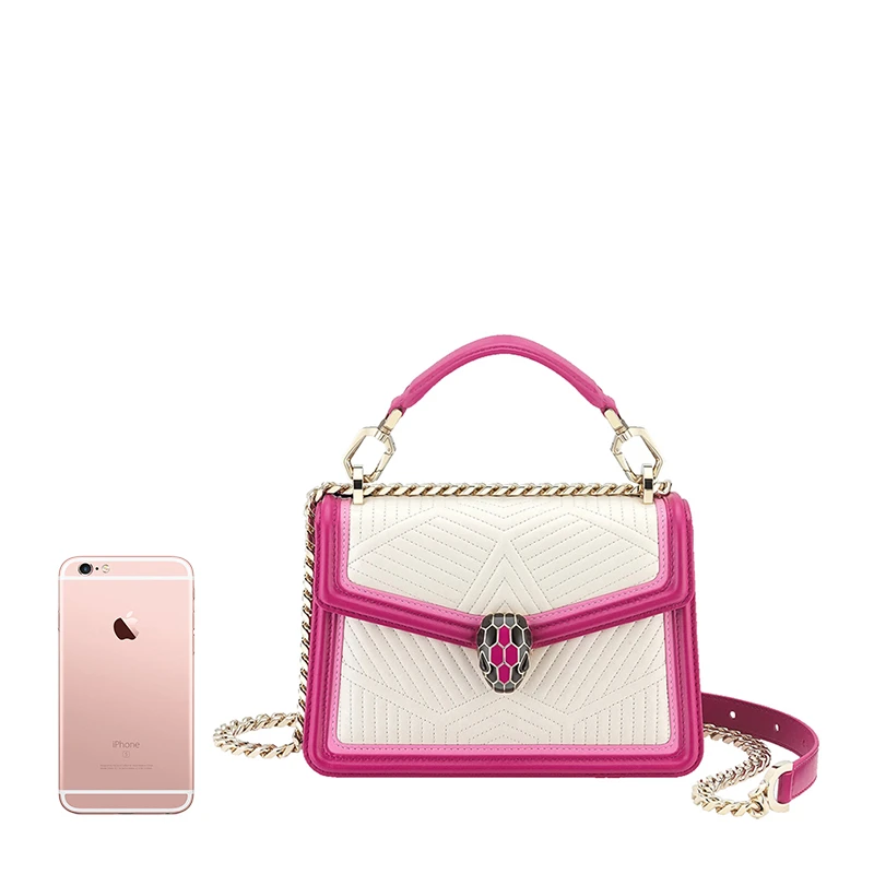 BVLGARI 女士白色斜挎包 289943 商品