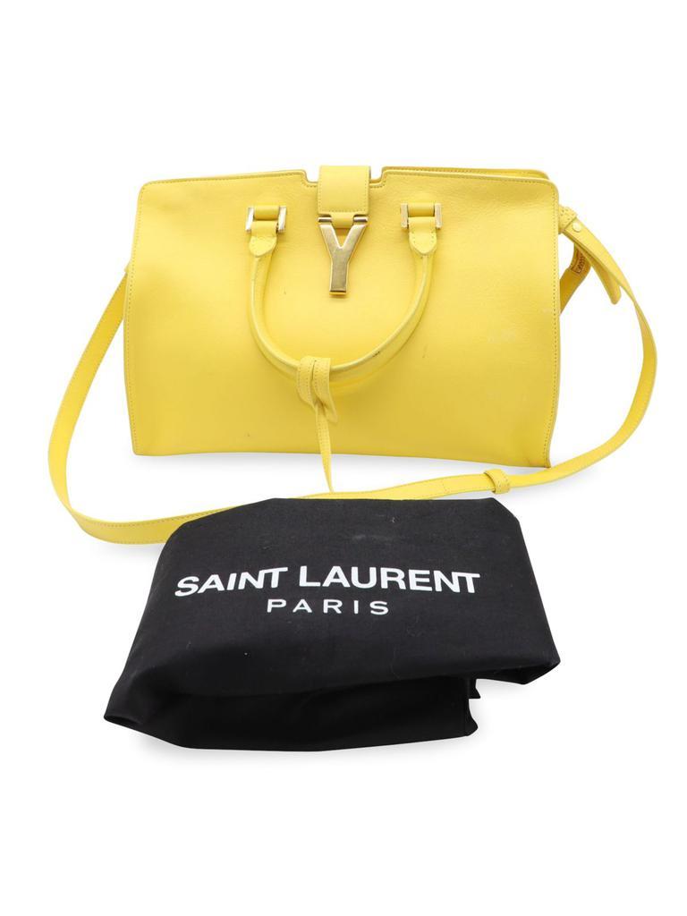商品[二手商品] Yves Saint Laurent|Saint Laurent Paris Cabas Chyc Tote Bag In Yellow Leather,价格¥8121,第5张图片详细描述