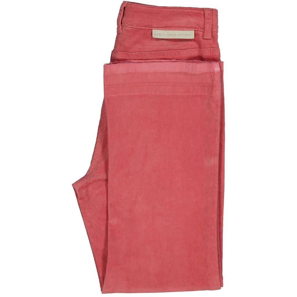 商品Stella McCartney|Stella Mccartney Kids Raspberry Corduroy Logo-patch Pants, Size 6Y,价格¥149,第2张图片详细描述