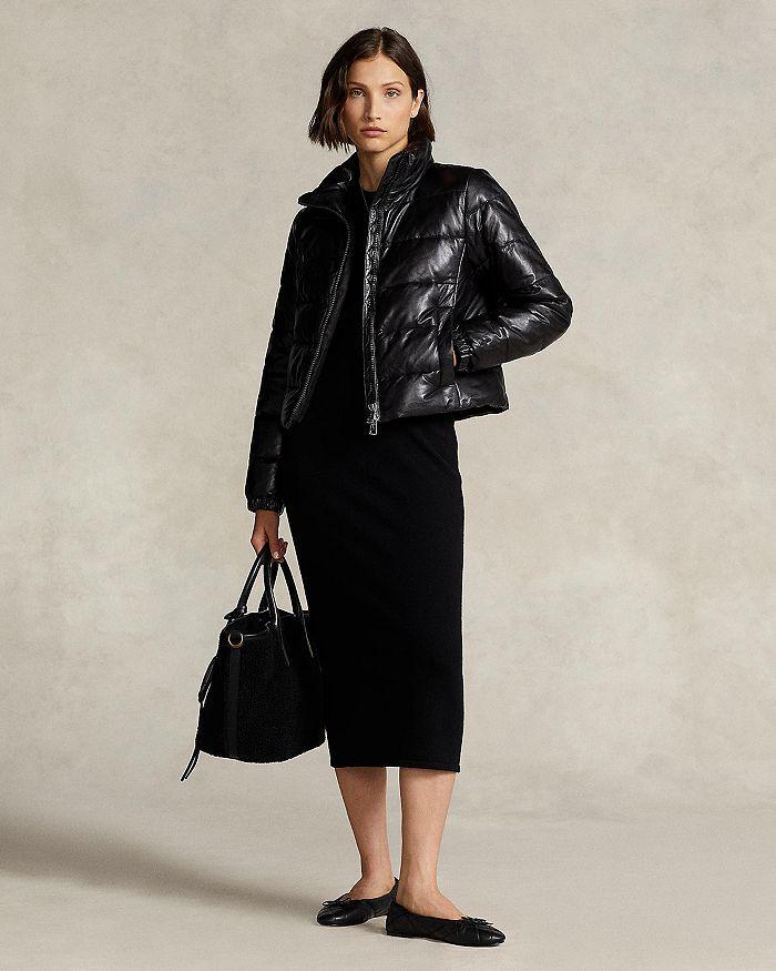 商品Ralph Lauren|Leather Puffer Coat,价格¥6335,第4张图片详细描述