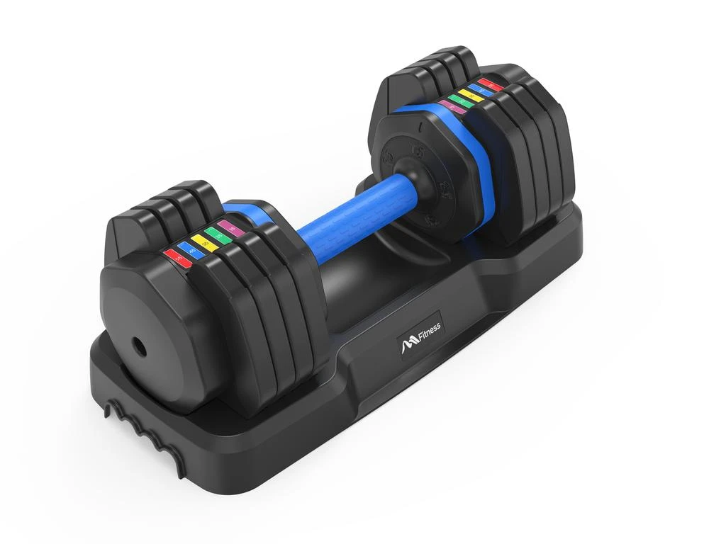 商品Streamdale Furniture|Streamdale 55 lb Adjustable Dumbbell with Anti-Slip Handle,价格¥1182,第4张图片详细描述