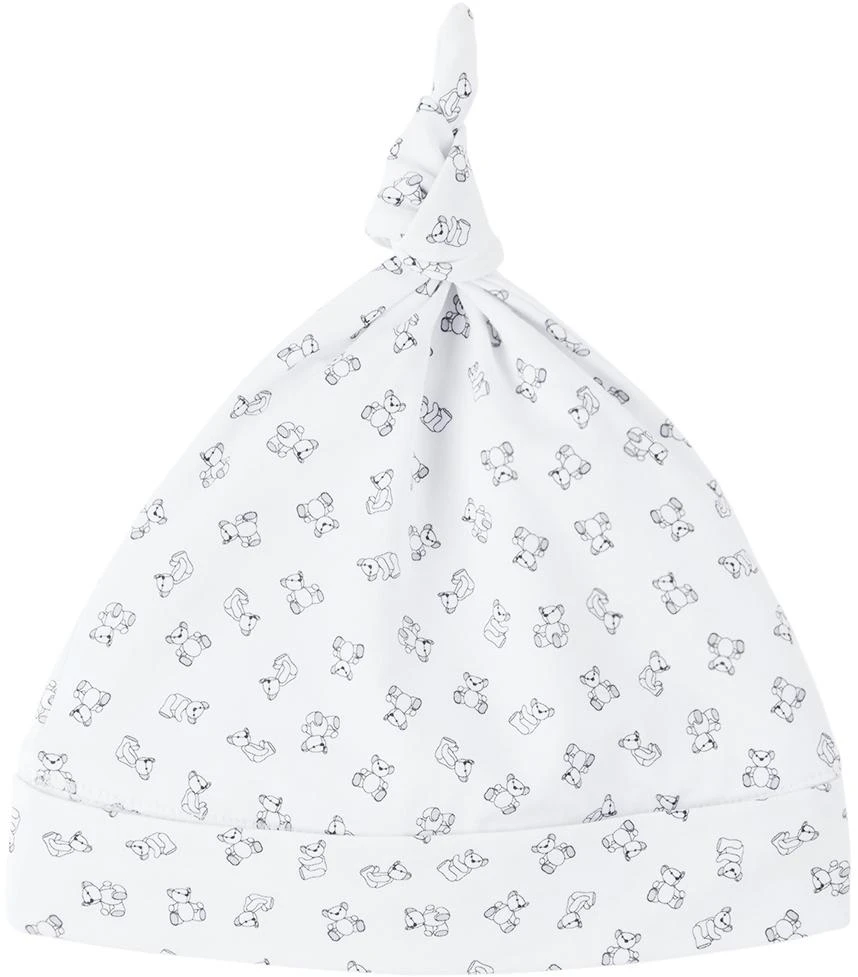 商品Burberry|白色 Thomas Bear 婴儿连身裤 & 毛线帽,价格¥1300,第5张图片详细描述