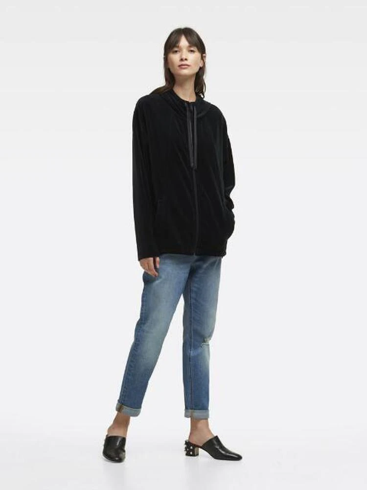 商品DKNY|Velour Zip-Front Parka,价格¥444,第2张图片详细描述