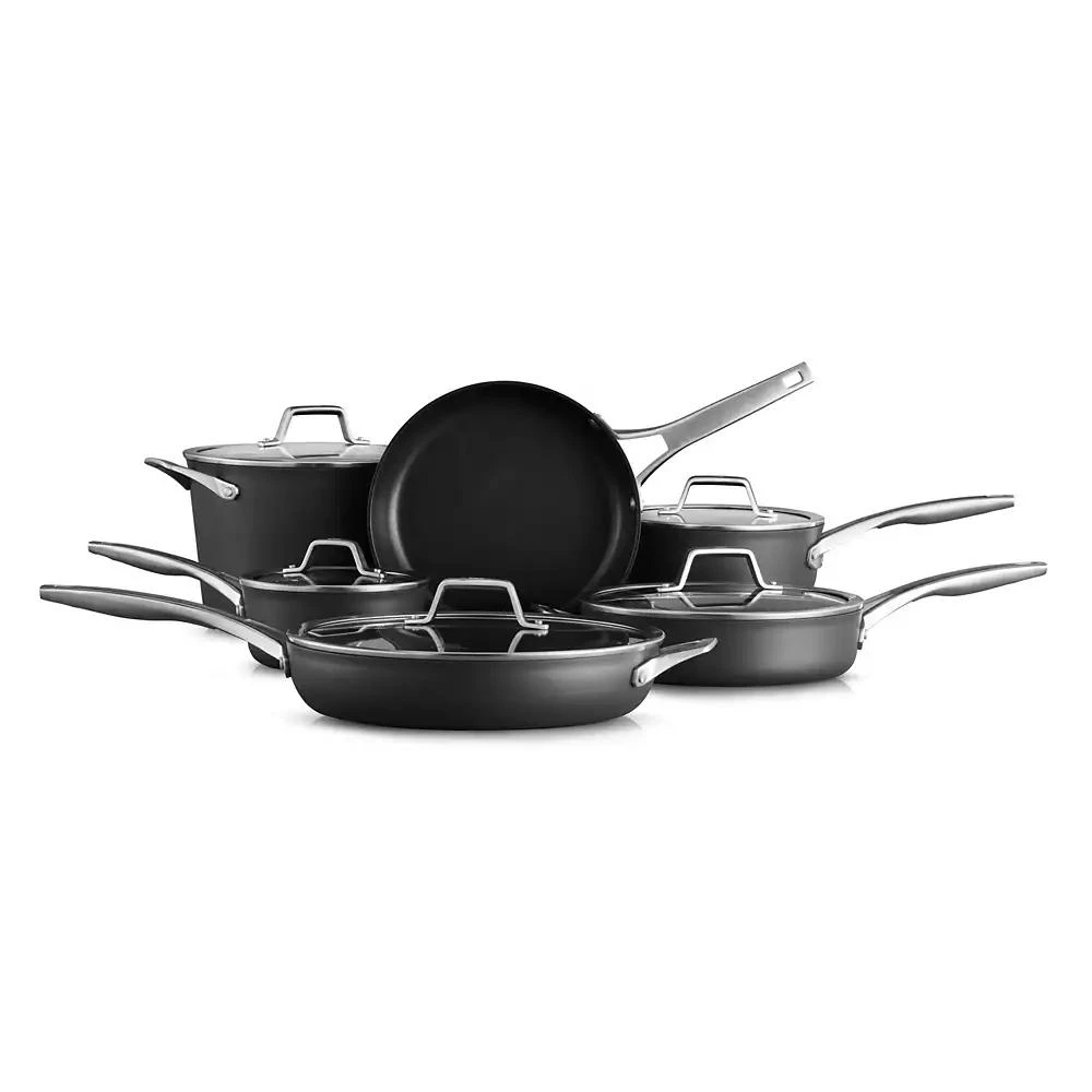 商品Calphalon|Premier 11-pc. Hard-Anodized Nonstick Cookware Set,价格¥3088,第1张图片