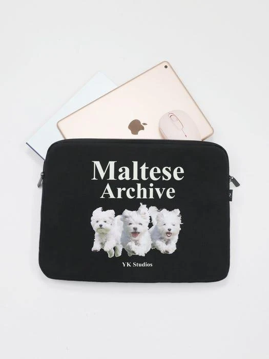 商品WAIKEI|Maltese Archive Laptop Pouch,价格¥461,第2张图片详细描述