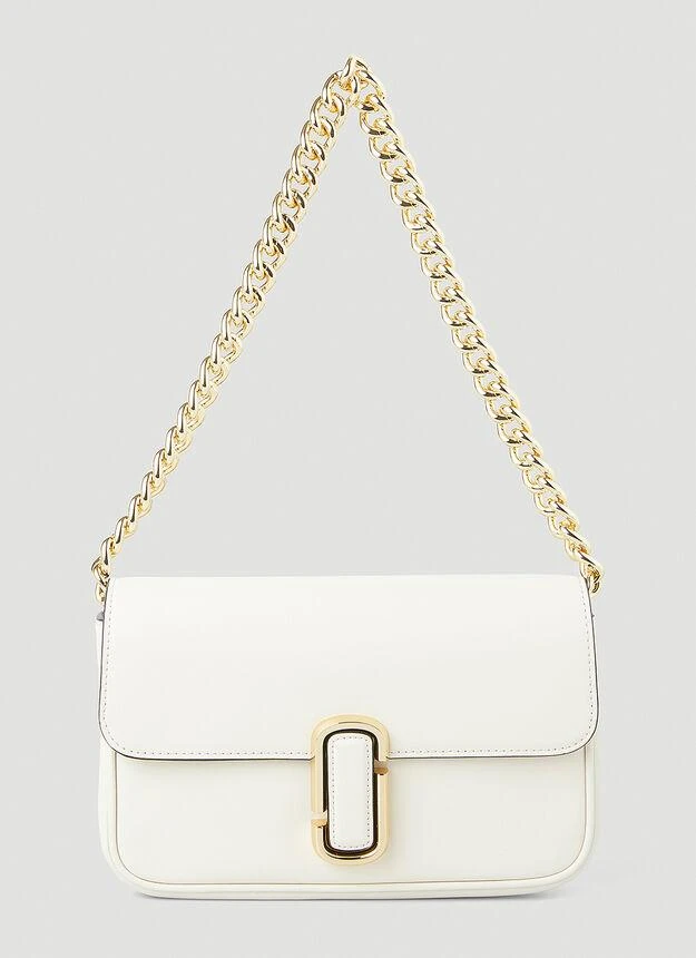 商品Marc Jacobs|J Marc Shoulder Bag in Cream,价格¥3473,第1张图片