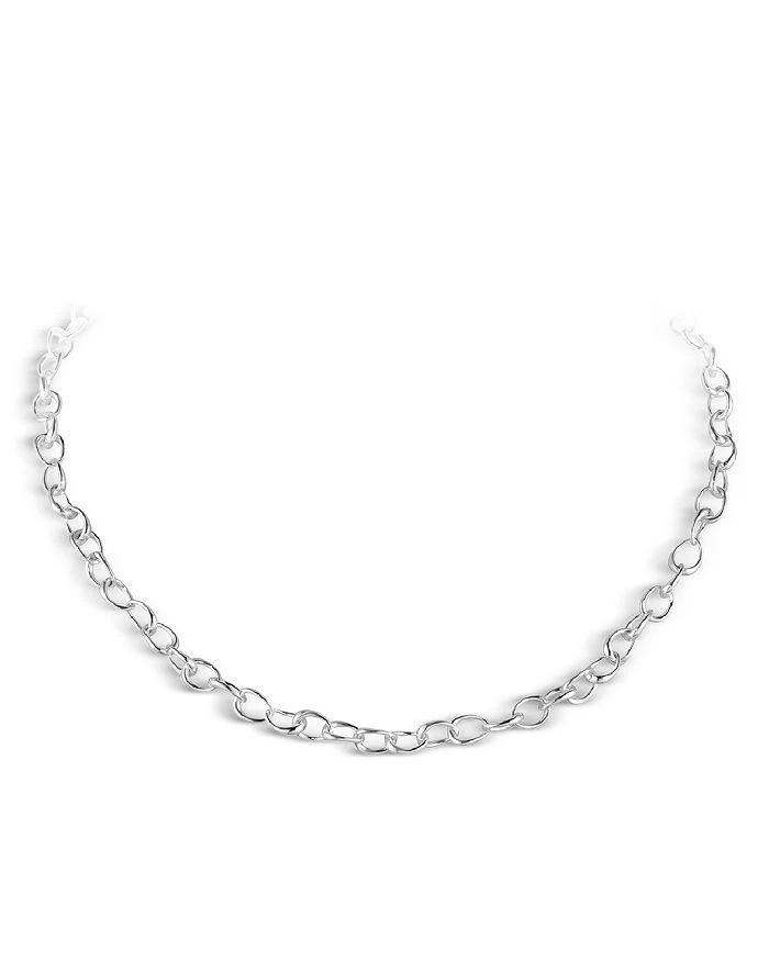 商品Georg Jensen|Sterling Silver Offspring Small Link Necklace, 17.72",价格¥6479,第1张图片详细描述