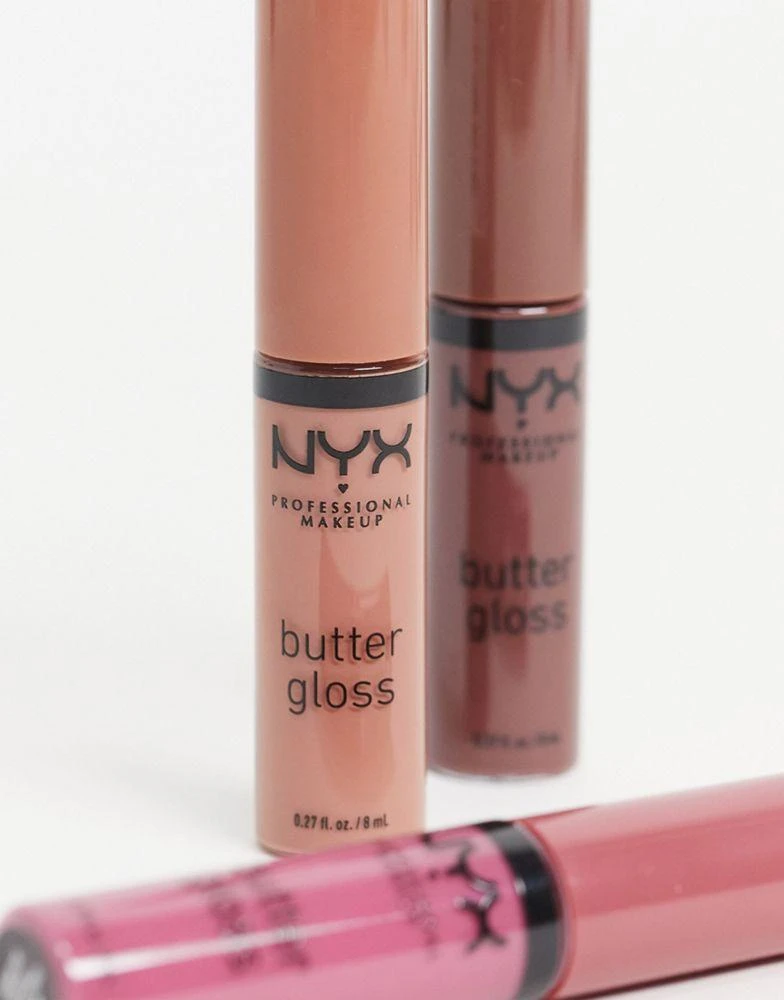 商品NYX Professional Makeup|NYX Professional Makeup Butter Gloss Lip Gloss - Madeleine,价格¥59,第4张图片详细描述