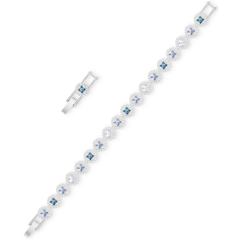 商品Swarovski|Silver-Tone Halo & Crystal Link Bracelet,价格¥558,第3张图片详细描述